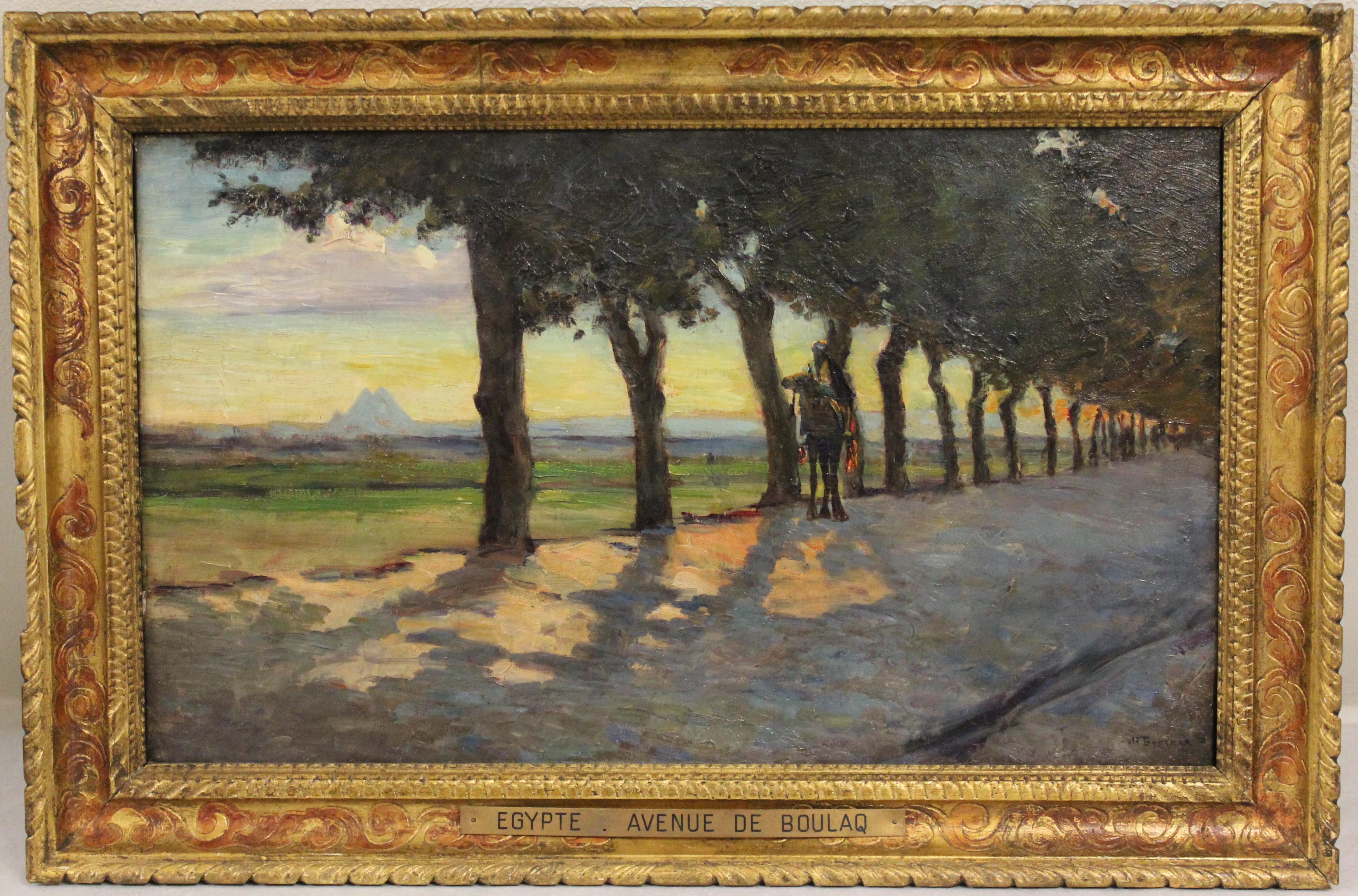Avenue de Boulaq en Egypte (titre inscrit)